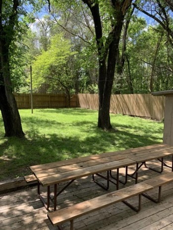 Fenced-in-yard